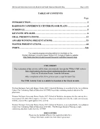 Table of Contents