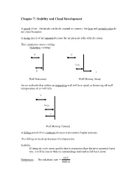 Chapter 7: Stability and Cloud Development