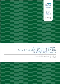Enqa Agency Review: Quality Assurance Netherlands Universities (Qanu)