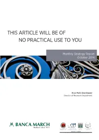 A Brief Historical Background.This Article Will Be of No Practical Use To