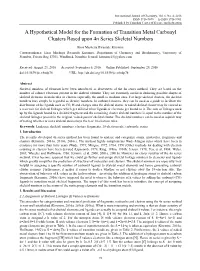 A Hypothetical Model for the Formation of Transition Metal Carbonyl Clusters Based Upon 4N Series Skeletal Numbers