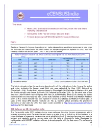 Census of India Website at Censusinfo.Html