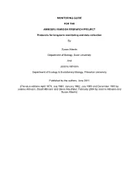 Guidebook for the Long-Term Monitoring