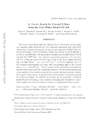 A Chandra Search for Coronal X Rays from the Cool White Dwarf GD