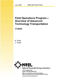 Field Operations Program -- Overview Of
