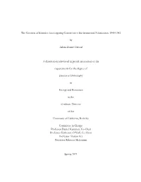 The Creation of Enemies: Investigating Conservative Environmental Polarization, 1945-1981