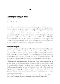 12 Azerbaijan: Going It Alone