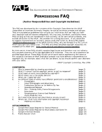 AAUP Permissions