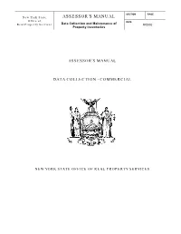 Assessors Manual, Data Collection