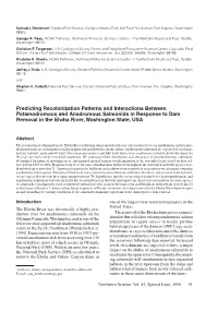 Predicting Recolonization Patterns and Interactions Between