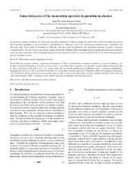 Some Intricacies of the Momentum Operator in Quantum Mechanics