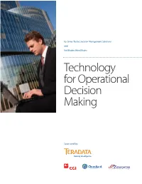 Technology for Operational Decision Making