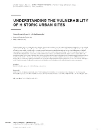 Understanding the Vulnerability of Historic Urban Sites