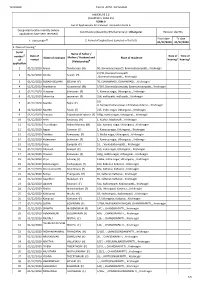 ANNEXURE 5.8 (CHAPTER V, PARA 25) FORM 9 List of Applica Ons For