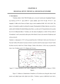 Chapter: Ii Regional Setup: Physical and Socio-Economic