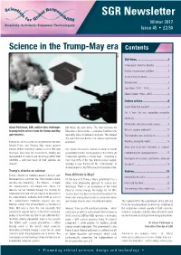 SGR Newsletter Winter 2017 Issue 45 • £3.50