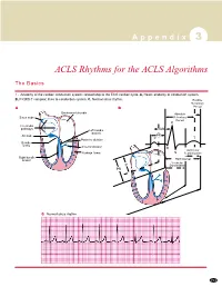 ACLS Rhythms for the ACLS Algorithms