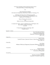 Concurrently Designing a Physical Production System and an Information System in a Manufacturing Setting