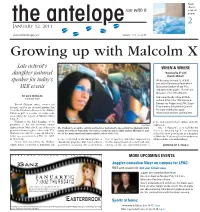 Growing up with Malcolm X