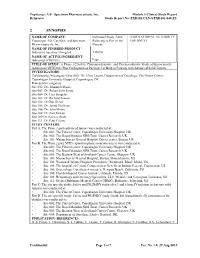 Clinical Study Report Belinostat Study Report No: PXD101-CLN-8/PXD101-040-EU