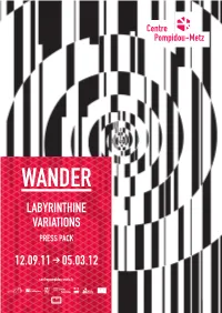 Labyrinthine Variations 12.09.11 → 05.03.12