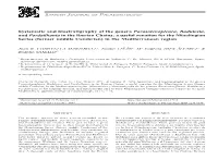 Systematic and Biostratigraphy of the Genera Parasolenopleura