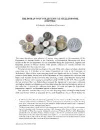 The Roman Coin Collection at Stellenbosch, a Sequel.1