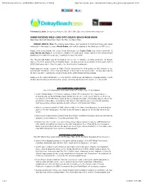 2016 Delray Beach Notes - 3Rd Main Draw Wild Card Goes to Rubin