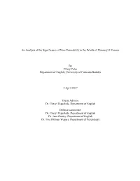 An Analysis of the Significance of Non-Normativity in the Works of Flannery O’Connor