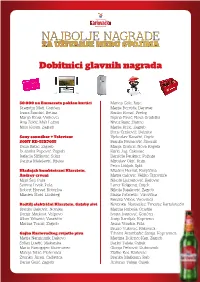 Dobitnici Glavnih Nagrada