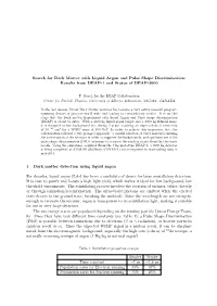 Search for Dark Matter with Liquid Argon and Pulse Shape Discrimination: Results from DEAP-1 and Status of DEAP-3600