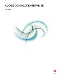 Adobe Connect Enterprise User Guide