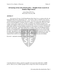 Insights from Research on Dunbar High School