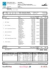 List Σειρά Εκκίνησης / Liste De Départ