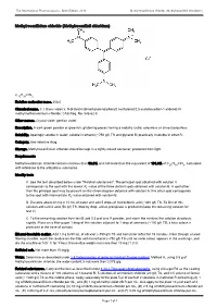 Methylrosanilinium Chloride (Methylrosanilinii Chloridum)
