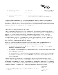 This Memorandum Is in Response to the Central Business Architectural Committee’S Request to Further Study the Feasibility of the Adaptive Reuse of the St