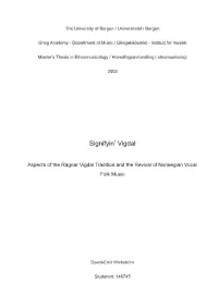 Signifyin' Vigdal
