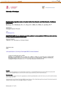 University of Groningen Post-Breeding Migration Routes Of