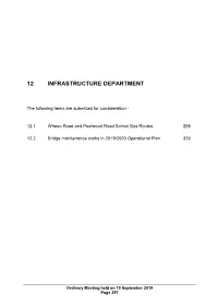 12 Infrastructure Department