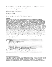 Does the Evolving Concept of Due Process in Obergefell Justify Judicial Regulation of Greenhouse