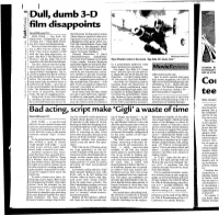 Dull, Dumb 3-D