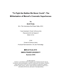 SFU Thesis Template Files