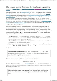 The Jordan Normal Form and the Euclidean Algorithm | What's New