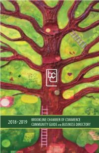 Brookline Chamber of Commerce Community Guide and Business Directory