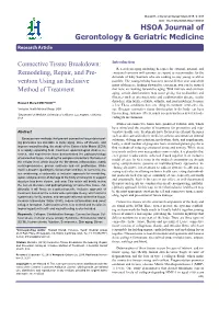 Connective Tissue Breakdown