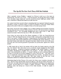 The Op-Ed the New York Times Will Not Publish