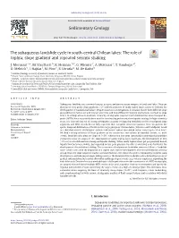 The Subaqueous Landslide Cycle in South-Central Chilean Lakes: the Role of Tephra, Slope Gradient and Repeated Seismic Shaking