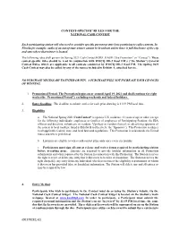{00178192;V2} CONTEST-SPECIFIC RULES FOR