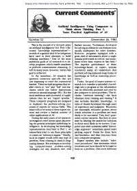 Artificial Intelligence: Using Computers to Think About Thinking. Part 2