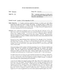 Study Performance Report